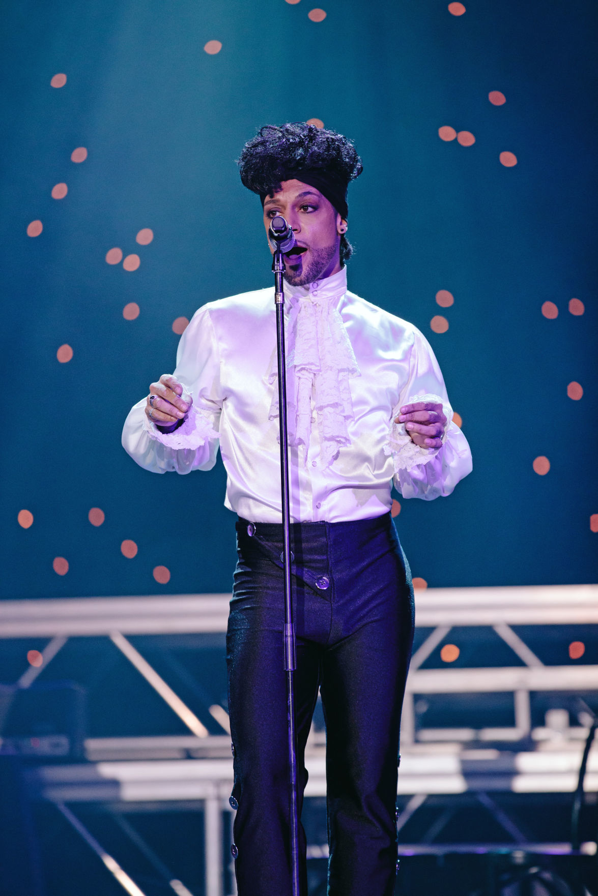 Tribute artist Jason Tenner as Prince